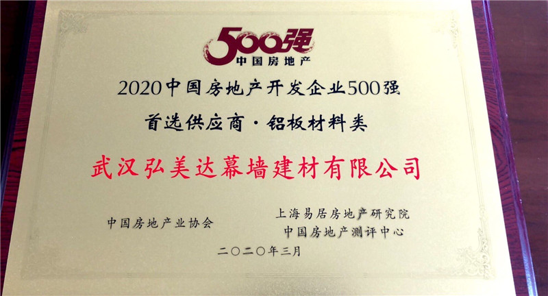 2020中国房地产开发企业500强